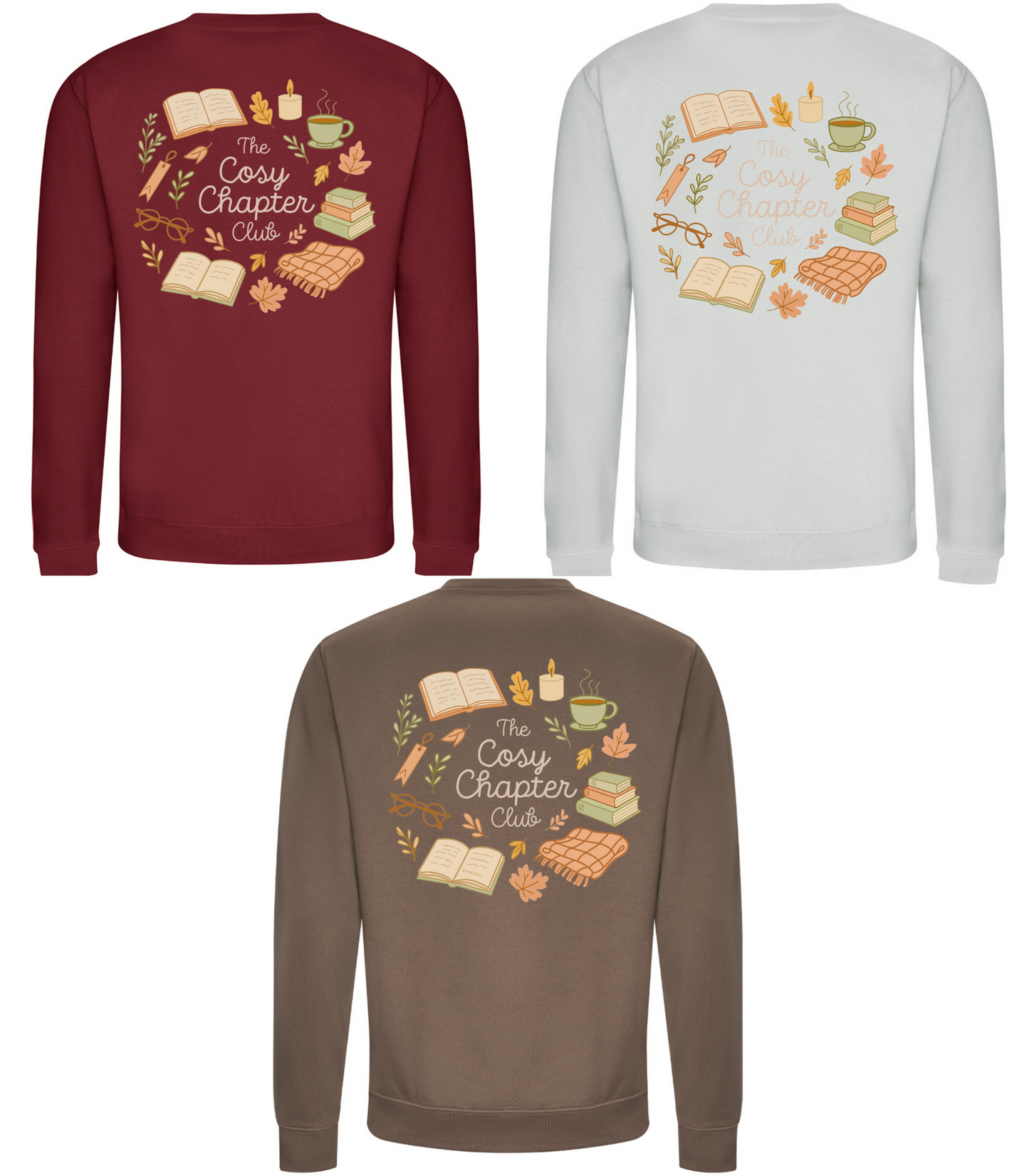 The Cosy Chapter Club Sweatshirt | Book Lovers Autumn Jumper โ Marnie&Co