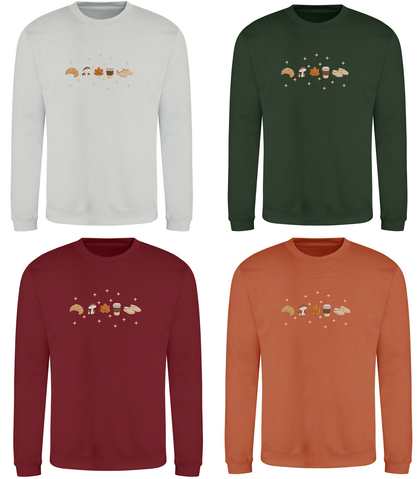Cosy Autumn Essentials Embroidered Sweatshirt | Marnie&Co