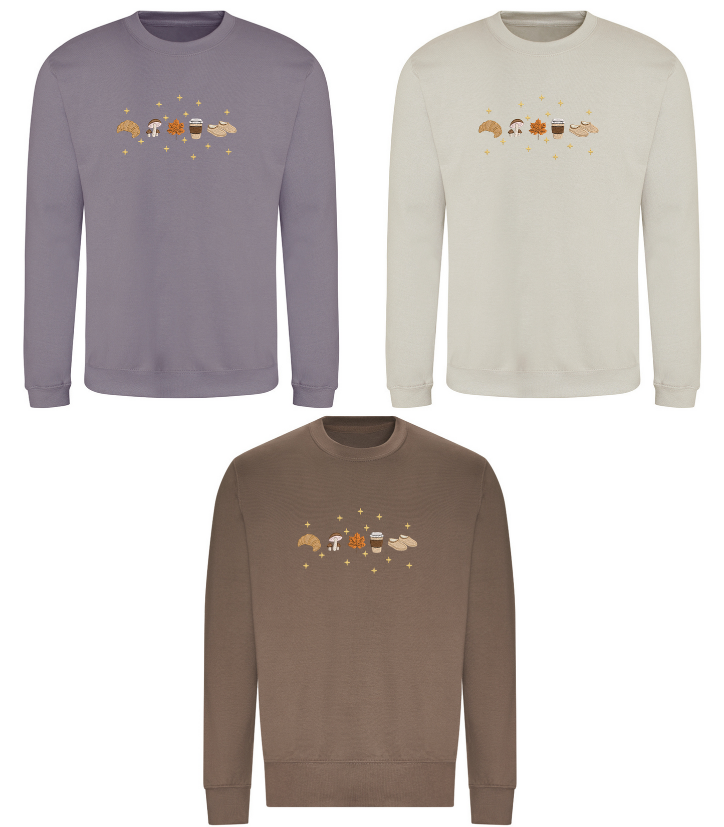 Cosy Autumn Essentials Embroidered Sweatshirt | Marnie&Co