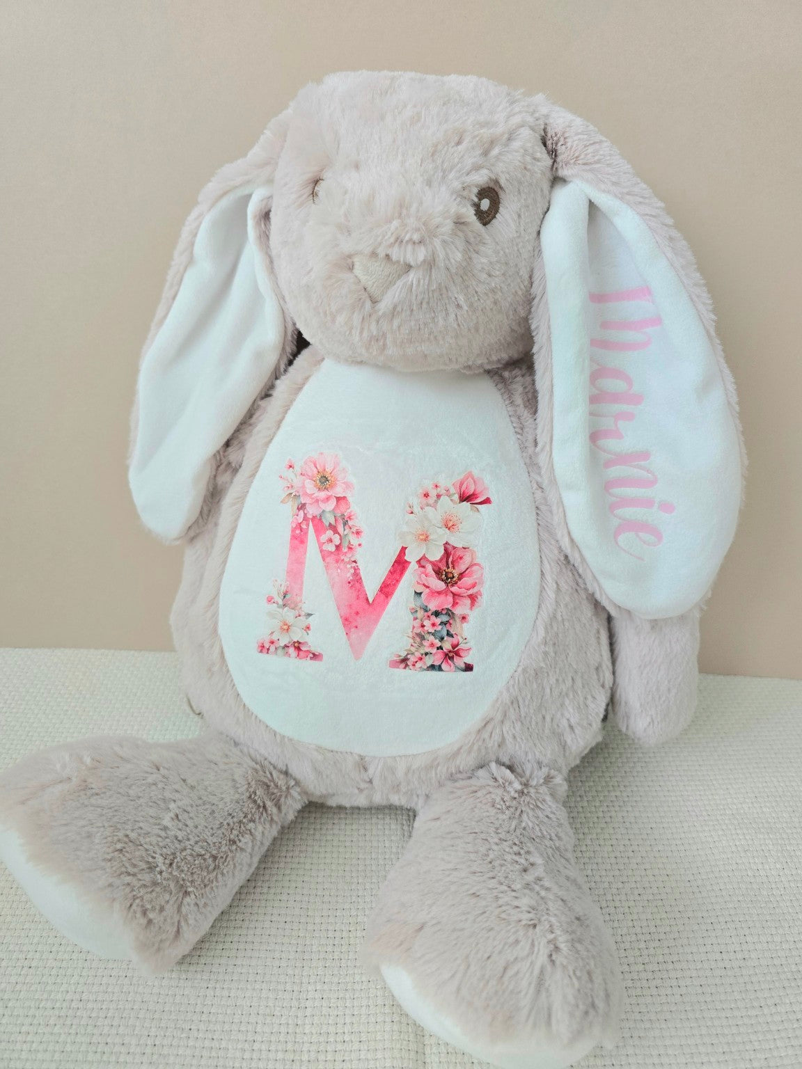 Limited Edition Personalised 45cm Bunny Teddy – Weekend Only