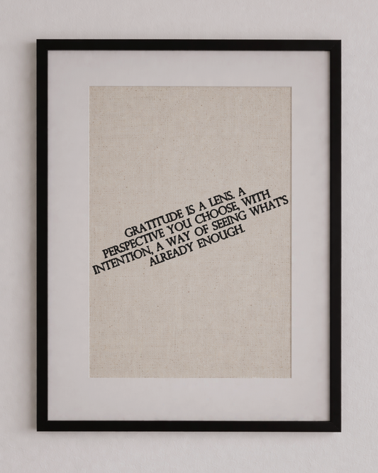 Personalised Embroidered Quote Wall Art – Minimalist Textile Artwork