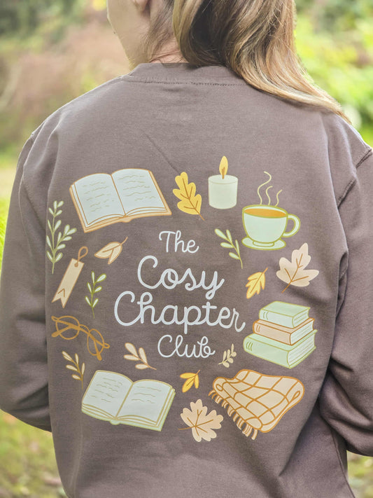 The Cosy Chapter Club Sweatshirt | Book Lovers Autumn Jumper – Marnie&Co